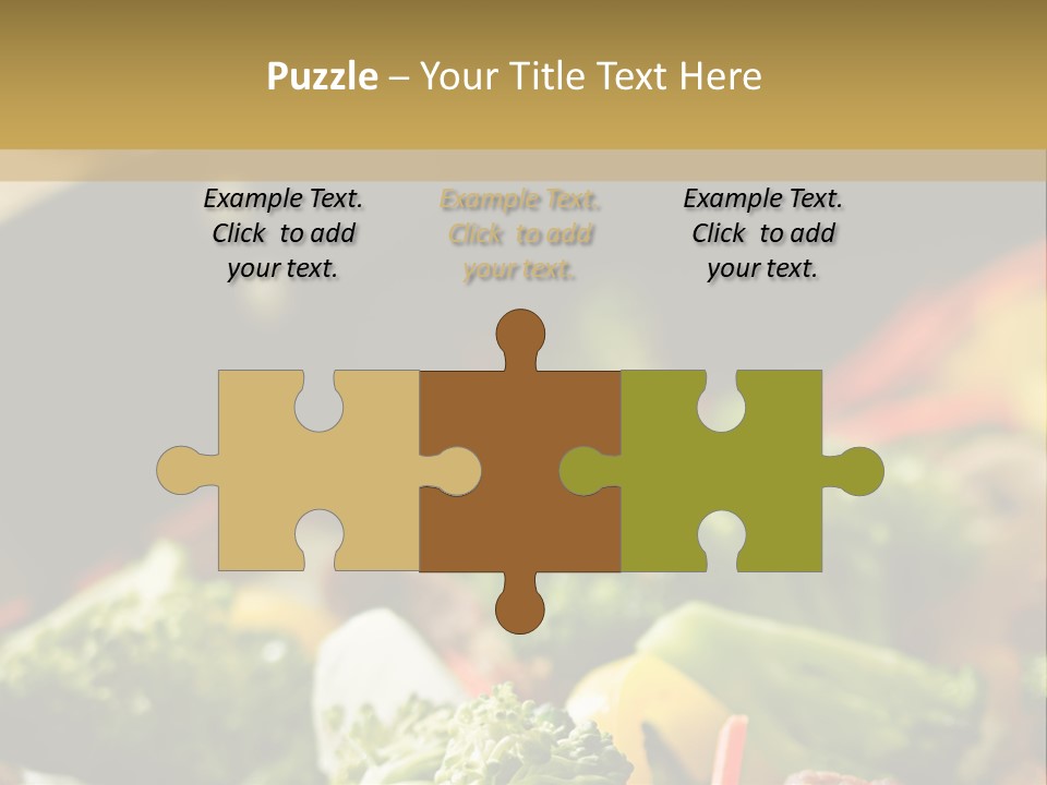 Healthful Carrot Onion PowerPoint Template