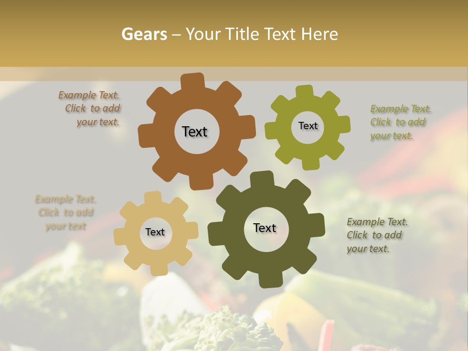 Healthful Carrot Onion PowerPoint Template