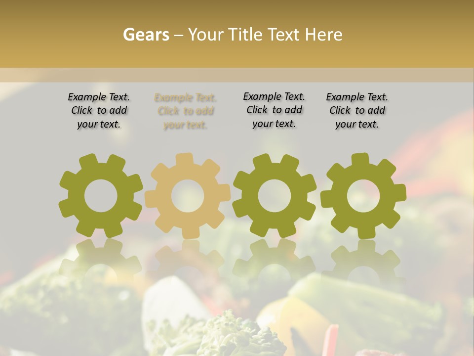 Healthful Carrot Onion PowerPoint Template