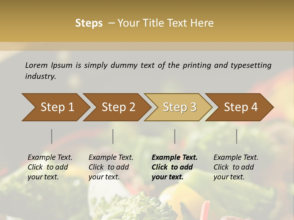 Healthful Carrot Onion PowerPoint Template