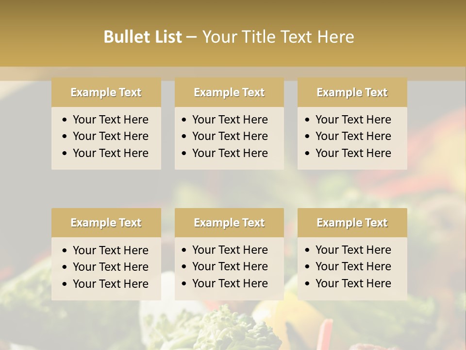 Healthful Carrot Onion PowerPoint Template