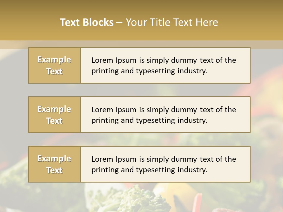 Healthful Carrot Onion PowerPoint Template