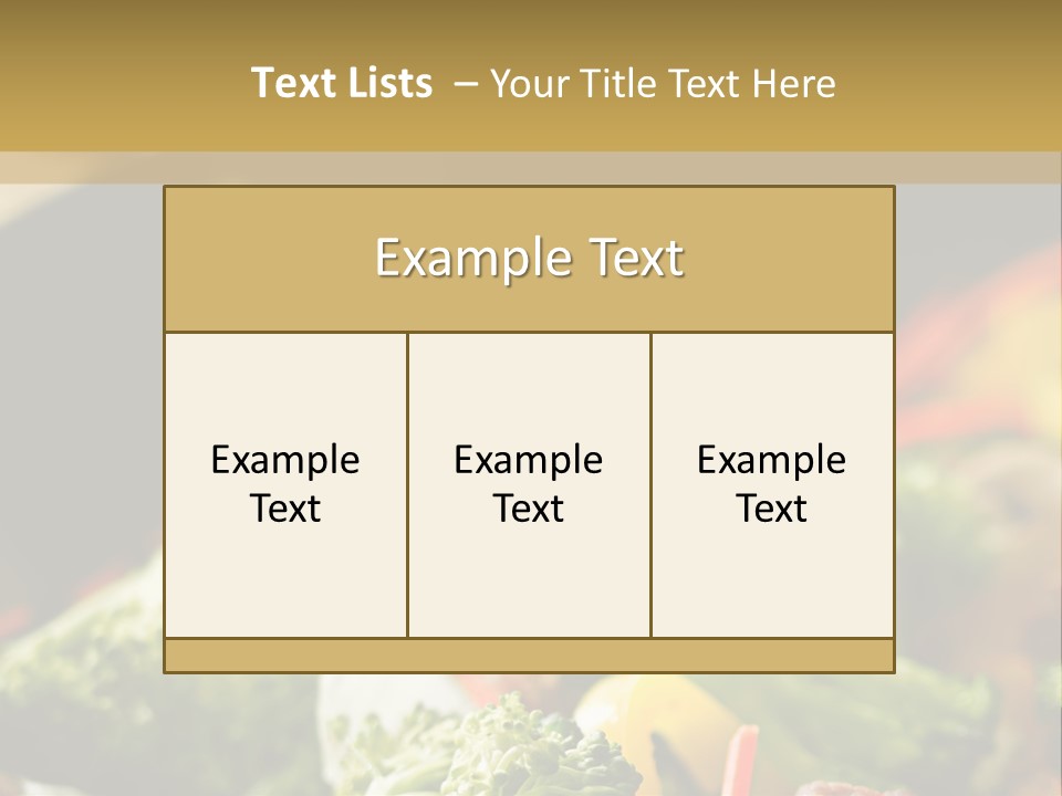 Healthful Carrot Onion PowerPoint Template