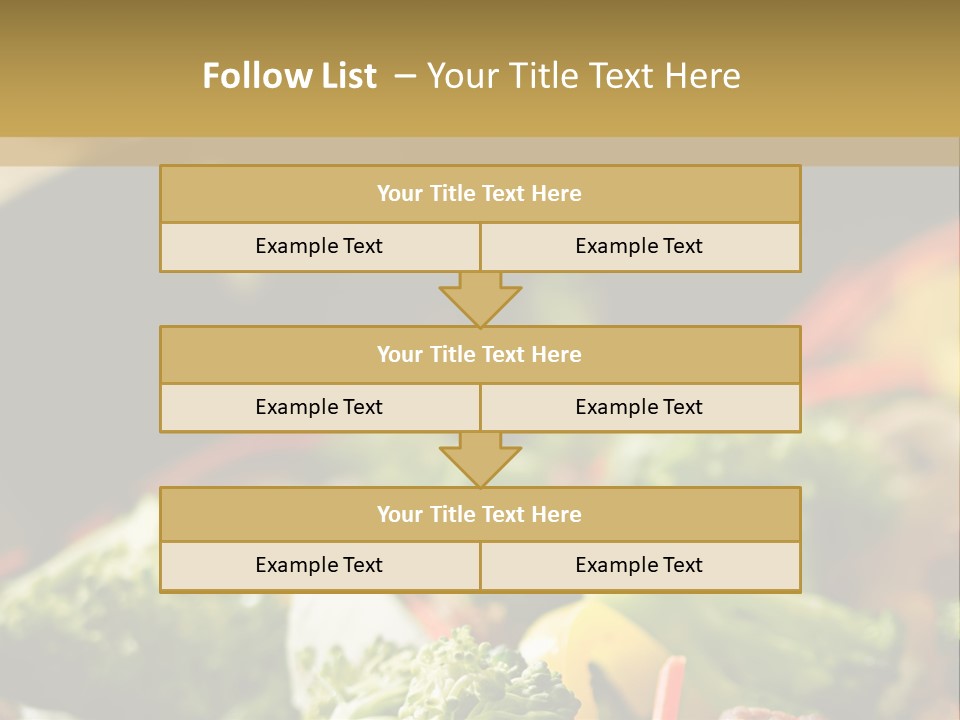 Healthful Carrot Onion PowerPoint Template