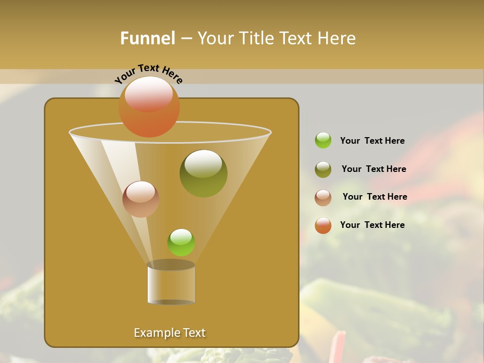 Healthful Carrot Onion PowerPoint Template