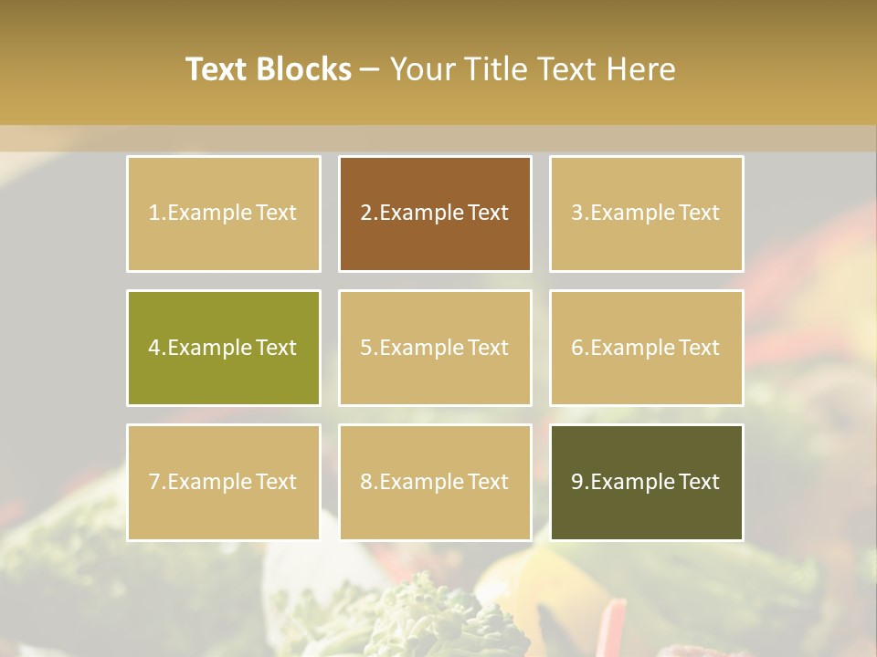 Healthful Carrot Onion PowerPoint Template