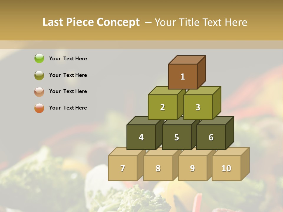 Healthful Carrot Onion PowerPoint Template