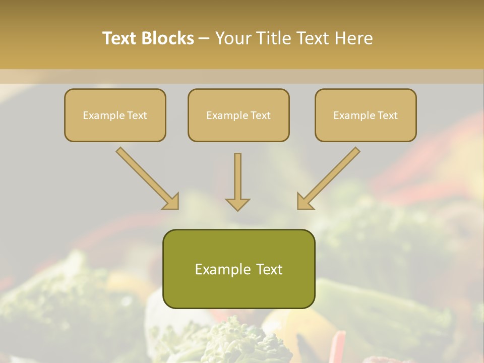 Healthful Carrot Onion PowerPoint Template