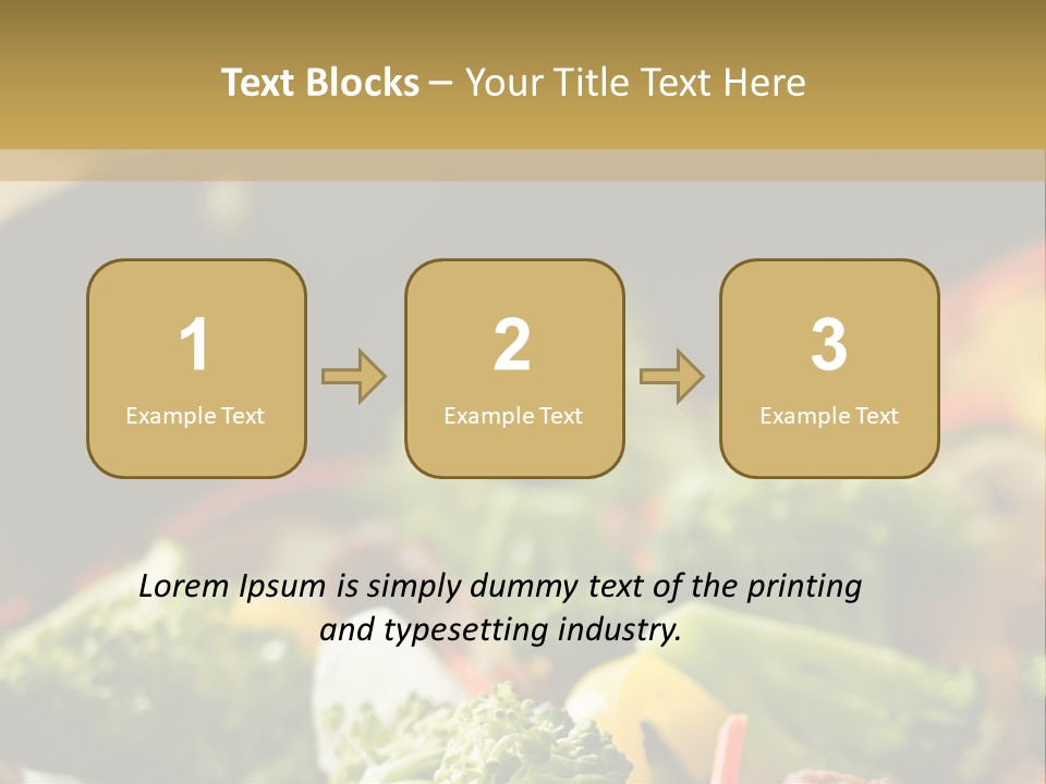 Healthful Carrot Onion PowerPoint Template