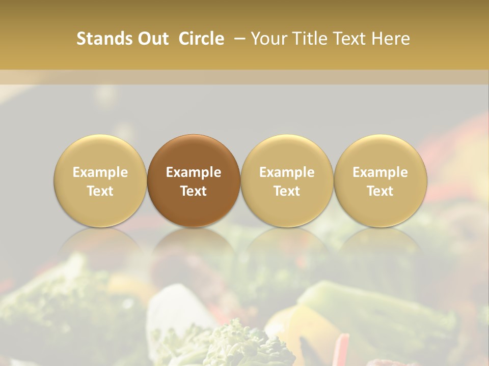 Healthful Carrot Onion PowerPoint Template