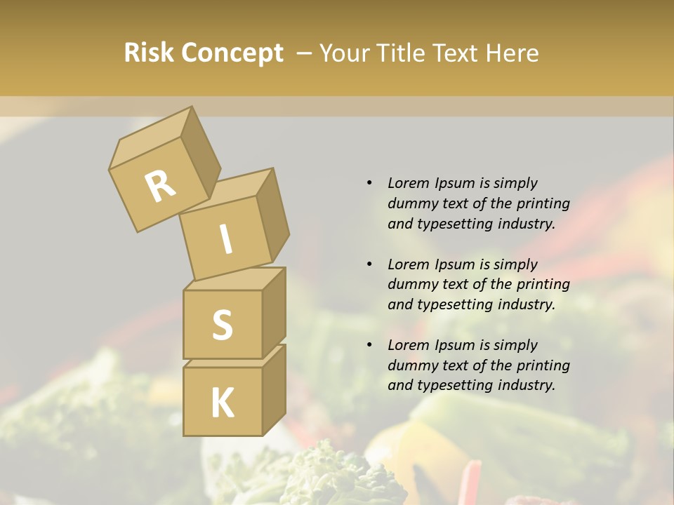 Healthful Carrot Onion PowerPoint Template