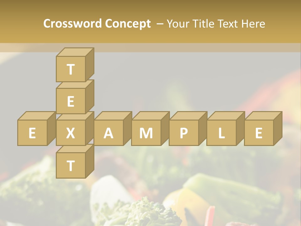 Healthful Carrot Onion PowerPoint Template