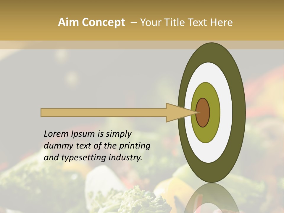 Healthful Carrot Onion PowerPoint Template