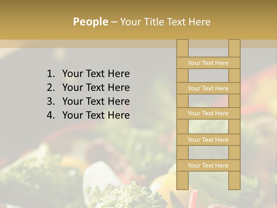 Healthful Carrot Onion PowerPoint Template