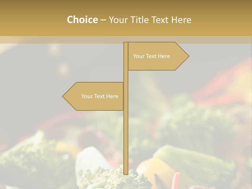 Healthful Carrot Onion PowerPoint Template