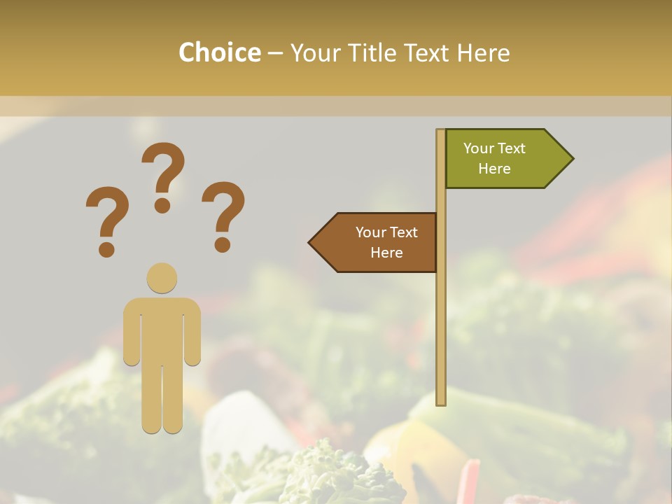 Healthful Carrot Onion PowerPoint Template