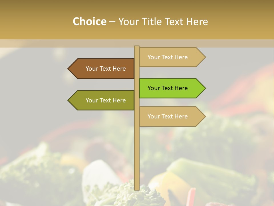 Healthful Carrot Onion PowerPoint Template