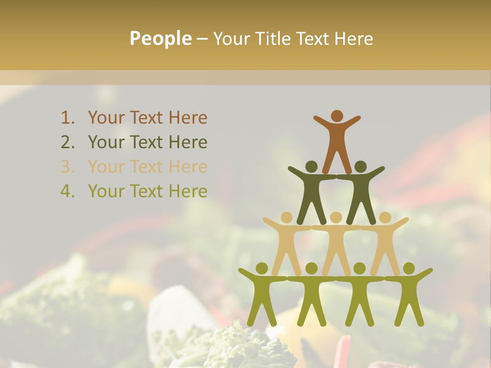 Healthful Carrot Onion PowerPoint Template