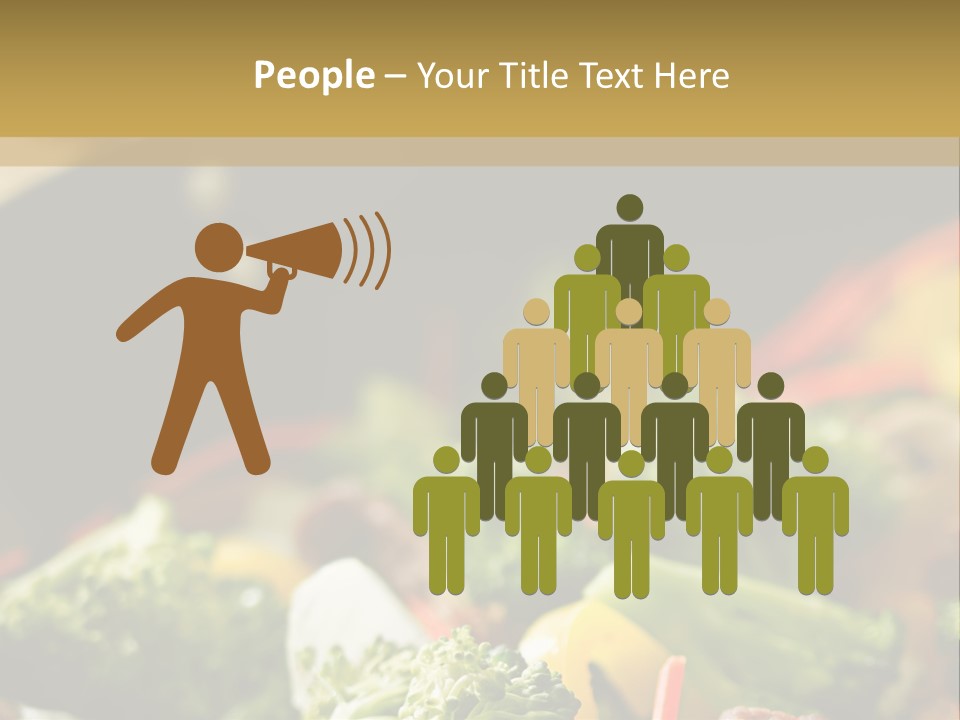 Healthful Carrot Onion PowerPoint Template