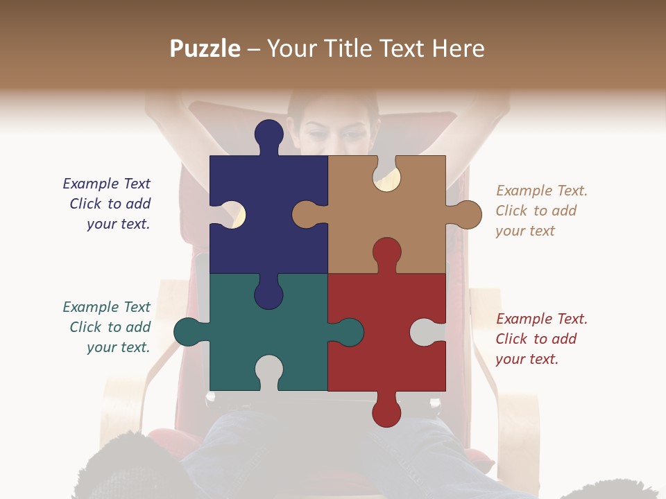 Chair Electrical Female PowerPoint Template