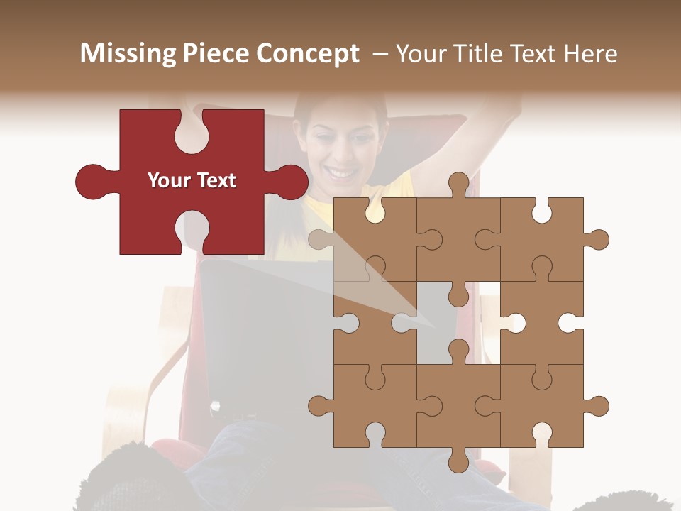 Chair Electrical Female PowerPoint Template