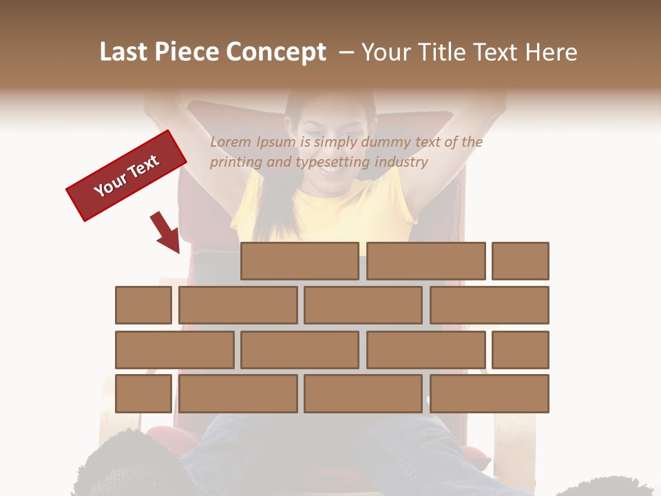 Chair Electrical Female PowerPoint Template