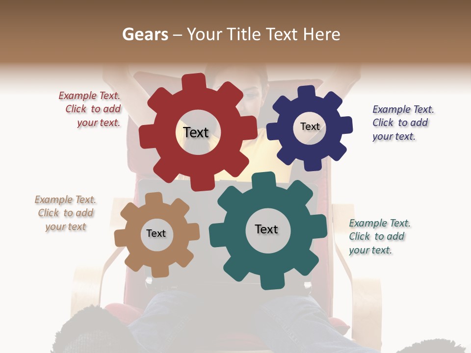 Chair Electrical Female PowerPoint Template