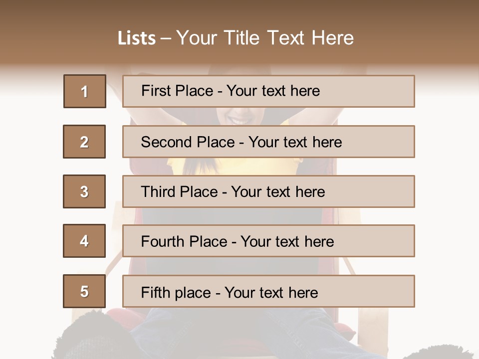 Chair Electrical Female PowerPoint Template