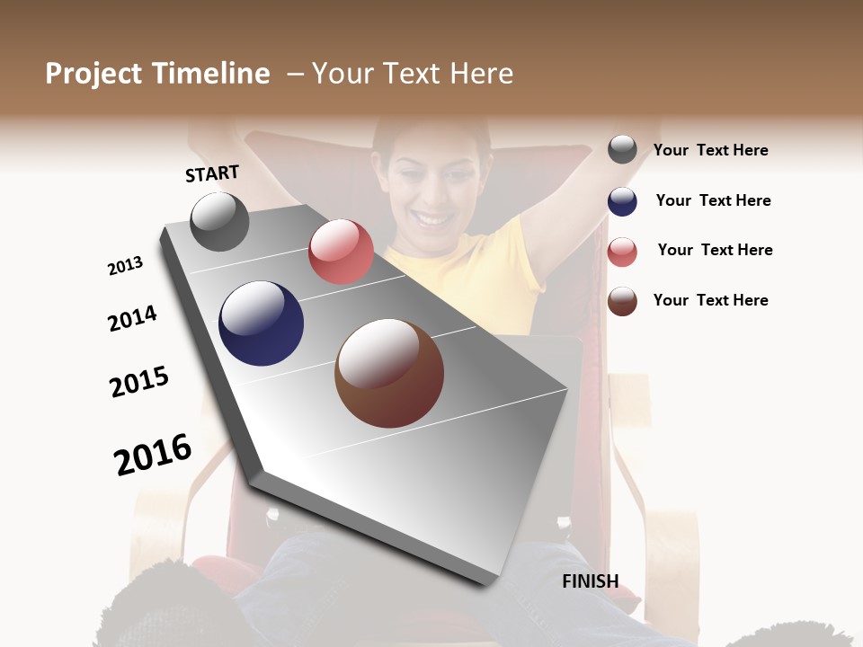 Chair Electrical Female PowerPoint Template