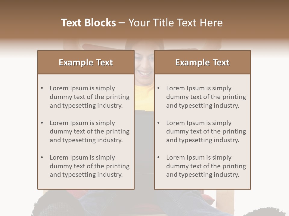 Chair Electrical Female PowerPoint Template