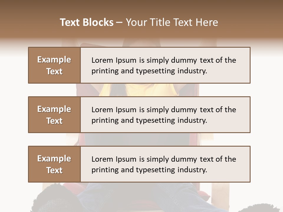 Chair Electrical Female PowerPoint Template