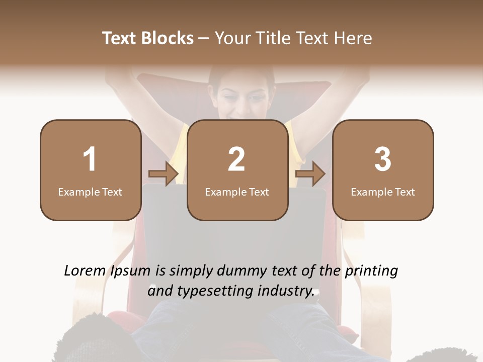 Chair Electrical Female PowerPoint Template