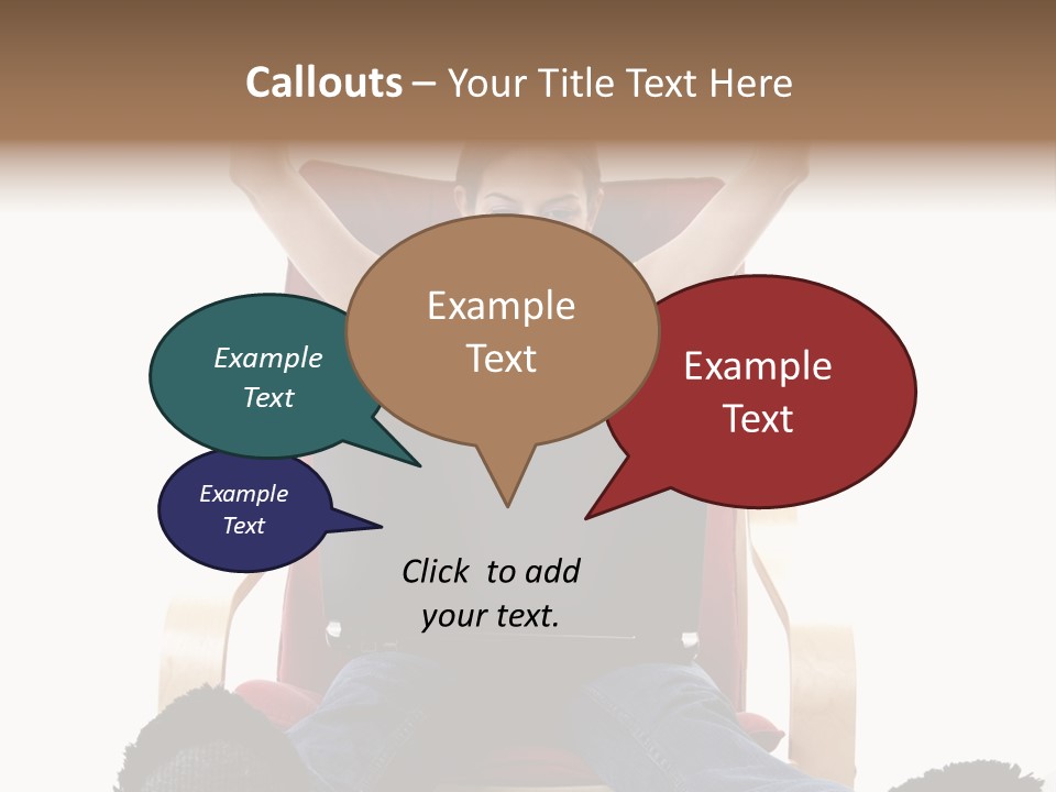 Chair Electrical Female PowerPoint Template