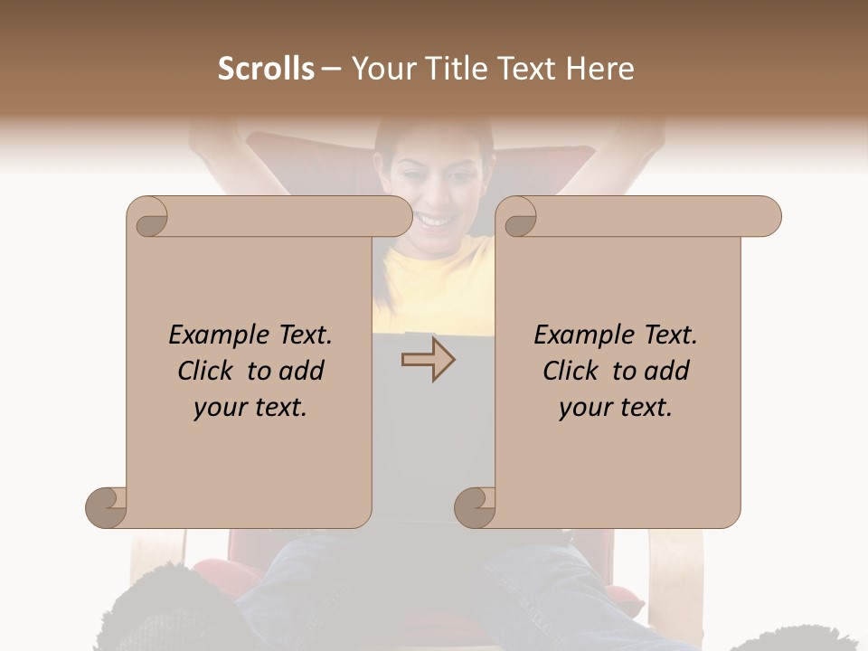 Chair Electrical Female PowerPoint Template