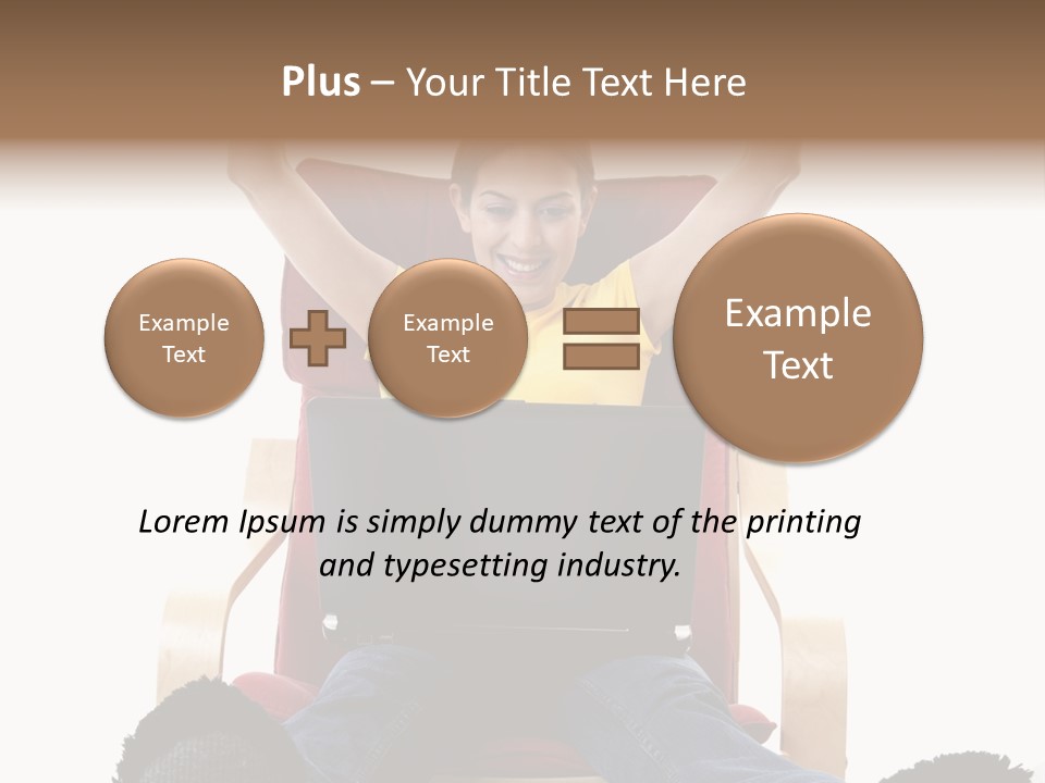 Chair Electrical Female PowerPoint Template