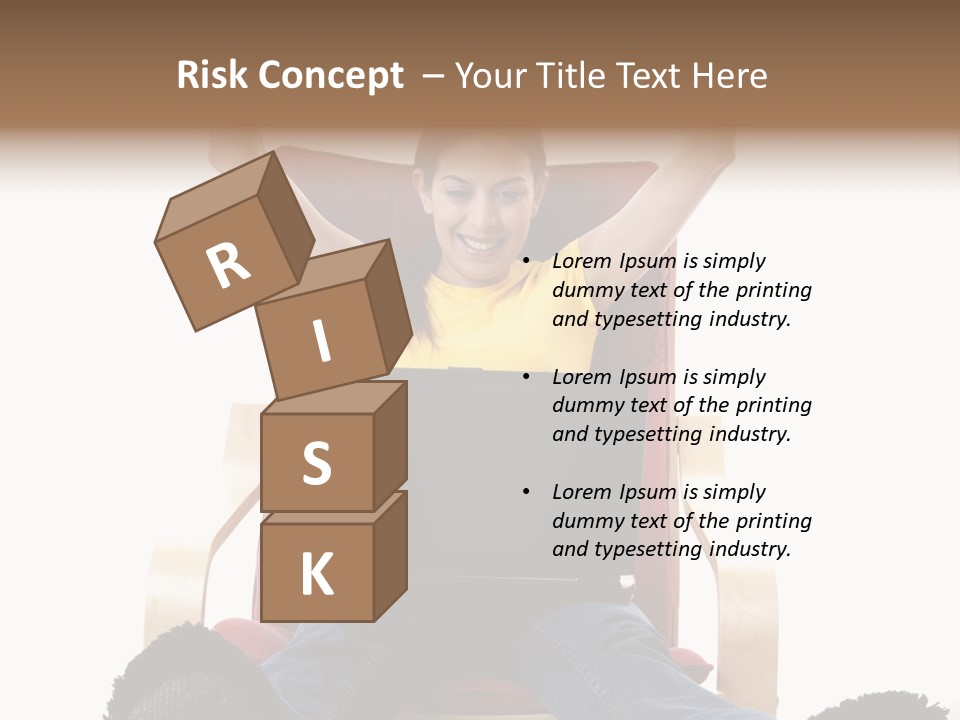 Chair Electrical Female PowerPoint Template