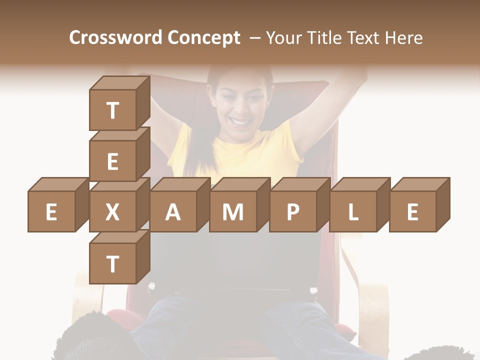 Chair Electrical Female PowerPoint Template