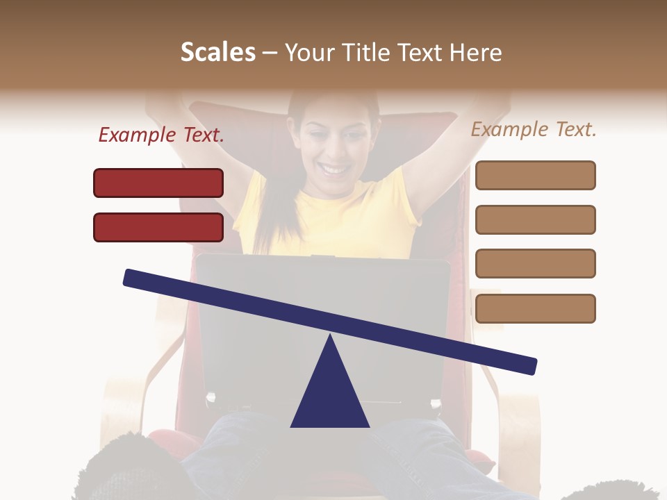 Chair Electrical Female PowerPoint Template