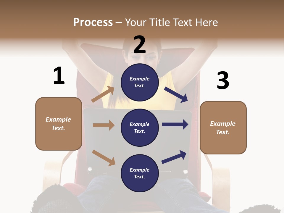 Chair Electrical Female PowerPoint Template