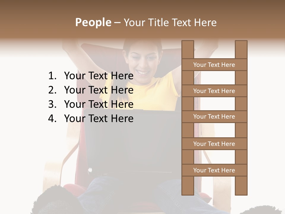 Chair Electrical Female PowerPoint Template