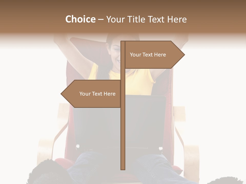 Chair Electrical Female PowerPoint Template