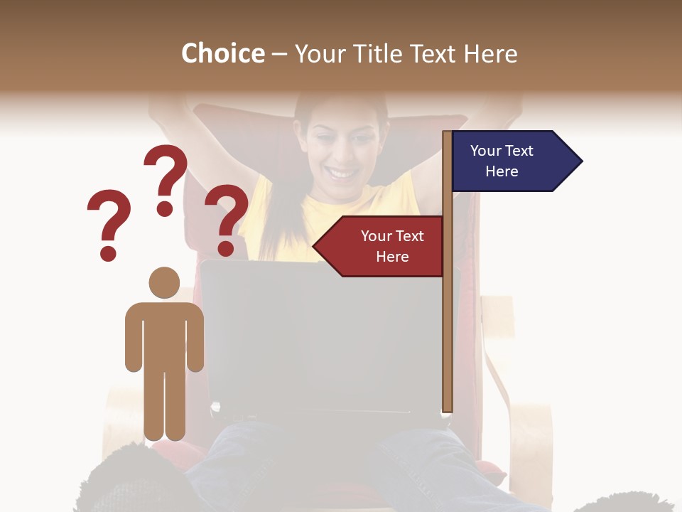 Chair Electrical Female PowerPoint Template