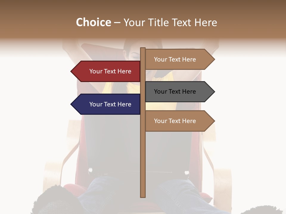 Chair Electrical Female PowerPoint Template