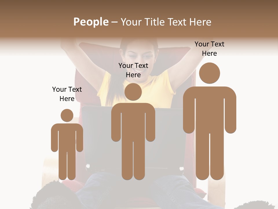 Chair Electrical Female PowerPoint Template