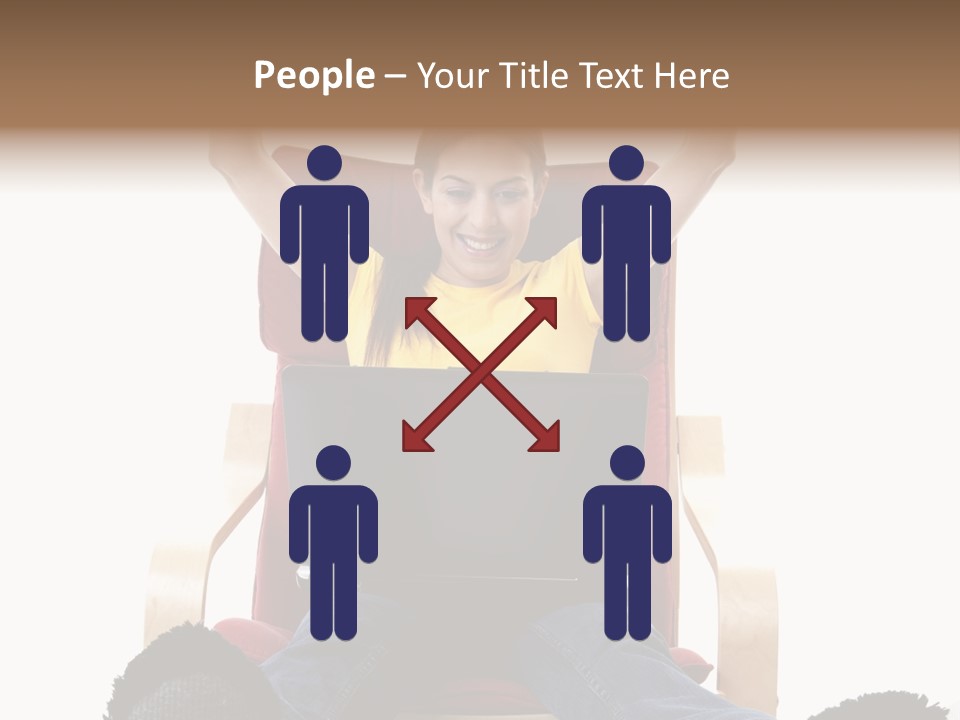 Chair Electrical Female PowerPoint Template