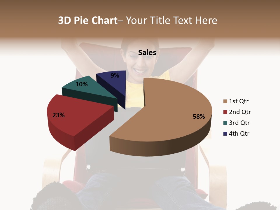 Chair Electrical Female PowerPoint Template