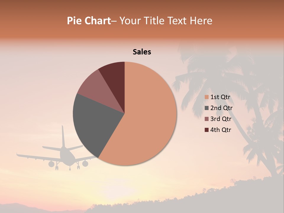 Tropical Descending Silhouette PowerPoint Template