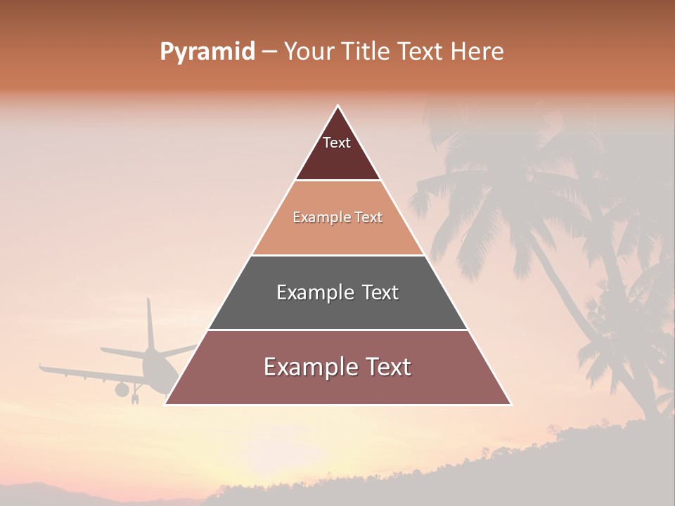 Tropical Descending Silhouette PowerPoint Template
