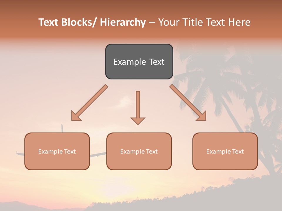 Tropical Descending Silhouette PowerPoint Template