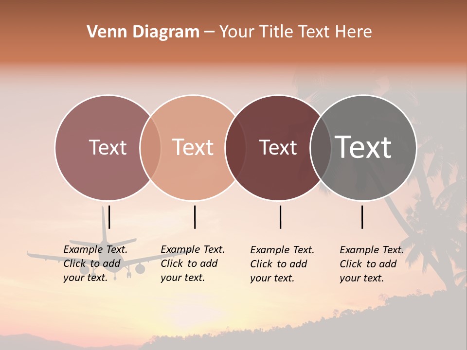 Tropical Descending Silhouette PowerPoint Template
